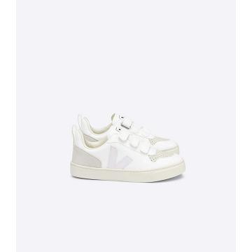 Veja V-10 CWL Kids' Sneakers White/Beige | NZ 868EBC